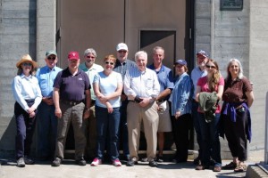 Commissioners at Ball Mountain Dam in Vermont, 2012. 